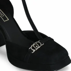 Liu-Jo Sandales À Talons|Salomés en Cuir Nana noires