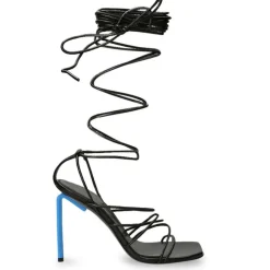 Off White Sandales À Talons|Sandales en Cuir Allen noires - Talon 11 cm