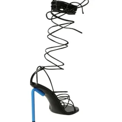 Off White Sandales À Talons|Sandales en Cuir Allen noires - Talon 11 cm