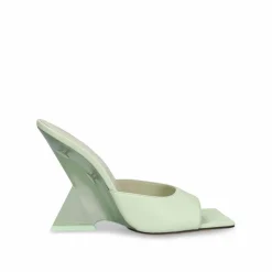 The Attico Sandales À Talons|Sandales en cuir Cheope 105 vertes