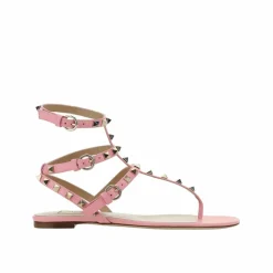 Valentino Garavani Sandales Plates|Sandales tongs Rockstud roses