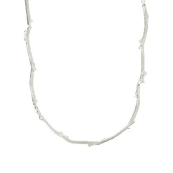 Aurelie Bidermann Colliers|Sautoir Rosebud argenté