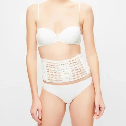 La Perla Ceintures|Serre-taille Ethno Soutache blanc cassé