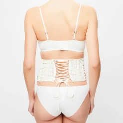 La Perla Ceintures|Serre-taille Ethno Soutache blanc cassé