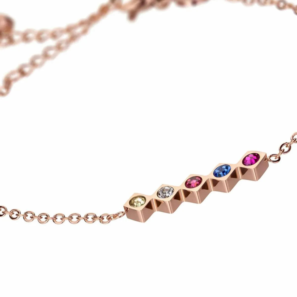 Amelia Parker Montres|Set Montre Femme & Bracelet Gold Plaza en Acier rose doré