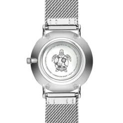 Amelia Parker Montres|Set Montre Femme 2 Bracelets Grand Blanc en Acier & Cuir argenté/rose