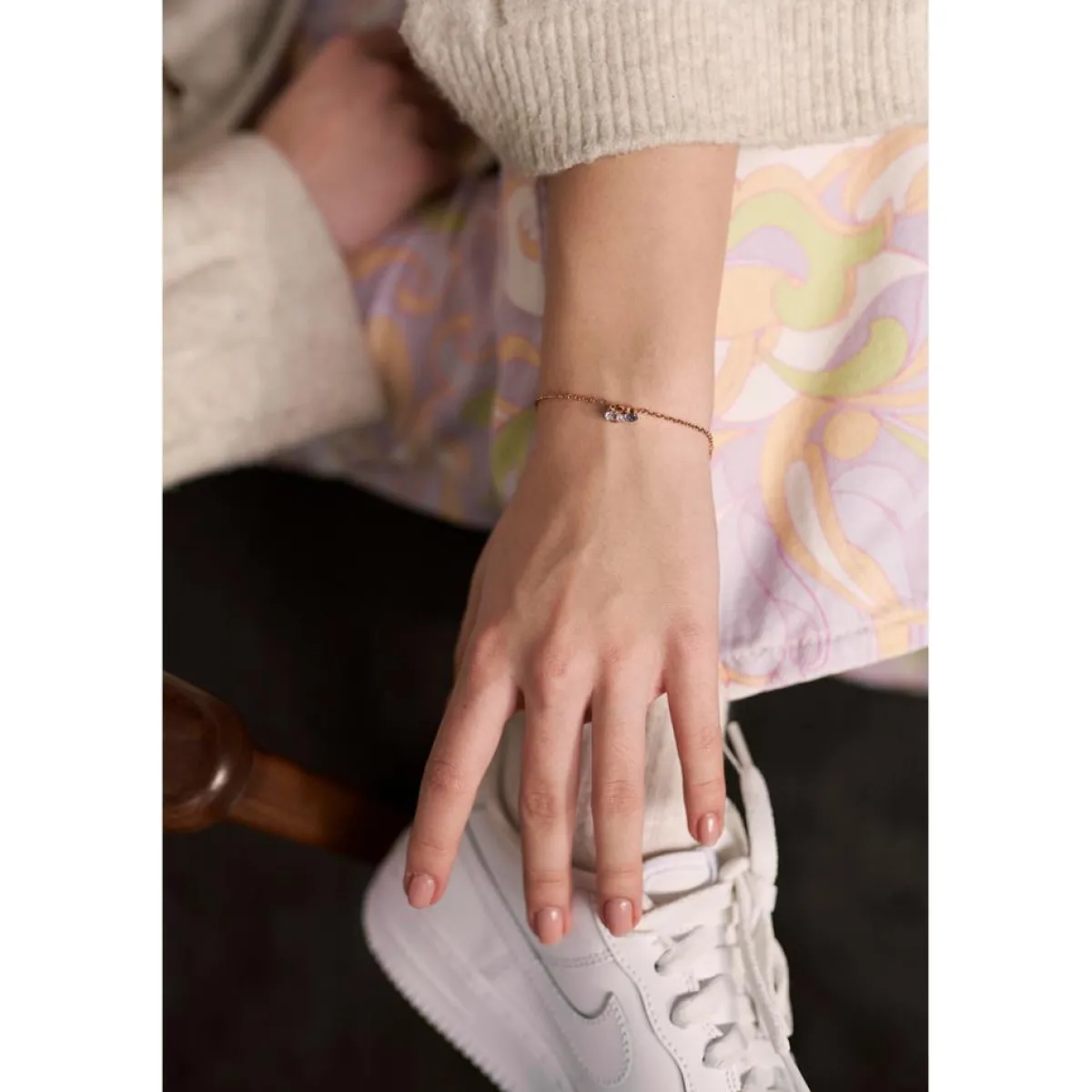 Amelia Parker Montres|Set Montre Femme & Bracelet Bay en Acier rose doré