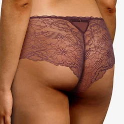 Chantelle Lingerie, Nuit|Shorty Waltz marron cardinal
