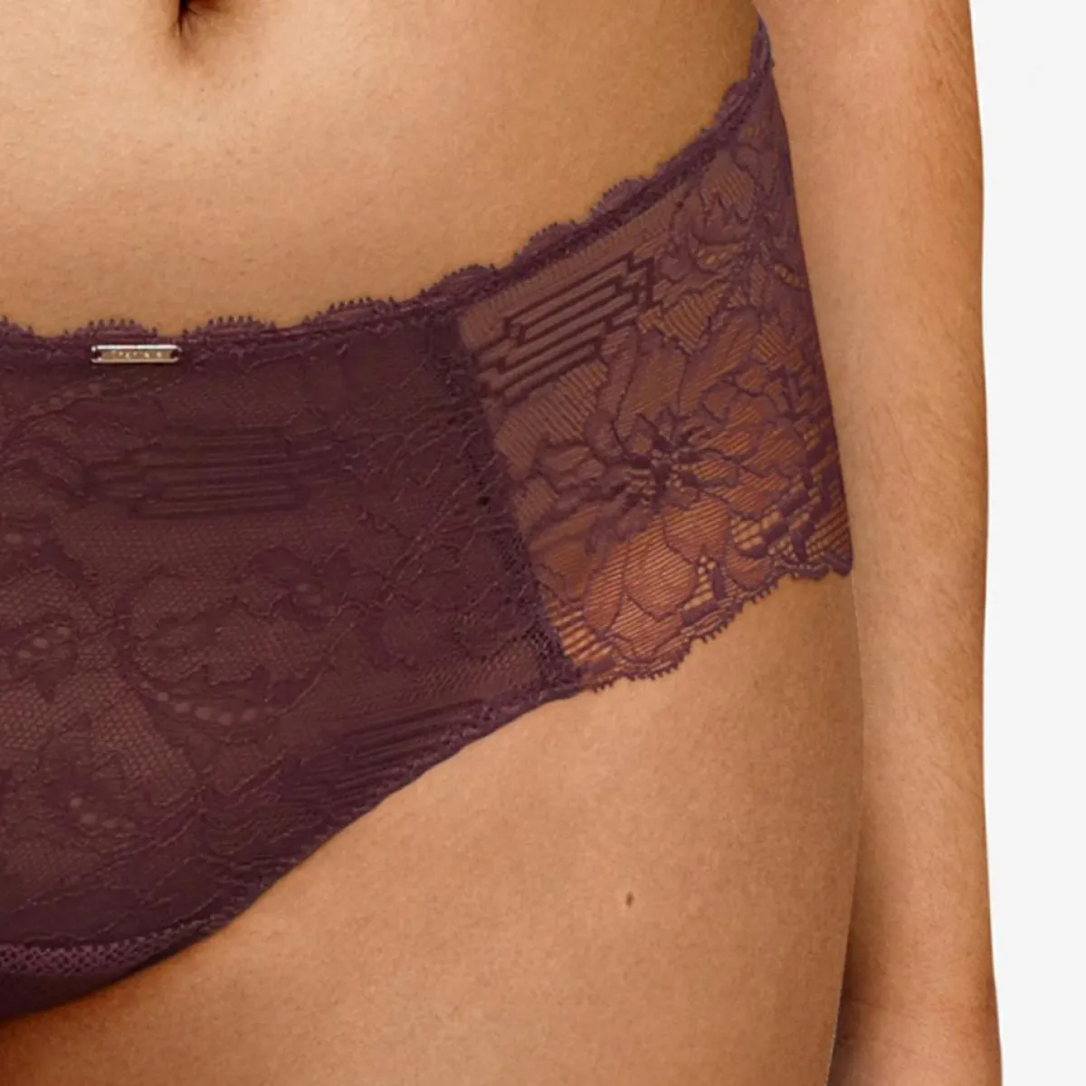 Chantelle Lingerie, Nuit|Shorty Waltz marron cardinal