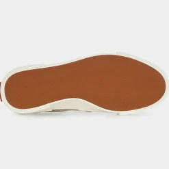 Good News Baskets|Slip On en Coton Bio Courtney beige/bleu