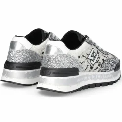 Liu-Jo Baskets|Sneakers Amazing Noir/Argenté/Blanc