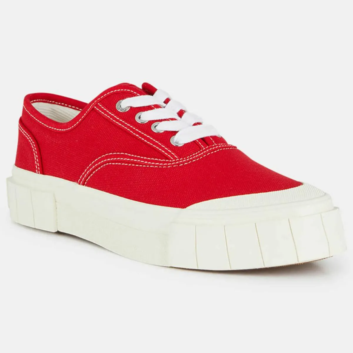 Good News Baskets|Sneakers en Coton Bio Gnace rouges