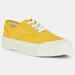 Good News Baskets|Sneakers en Coton Bio Gnace jaunes