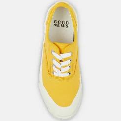 Good News Baskets|Sneakers en Coton Bio Gnace jaunes