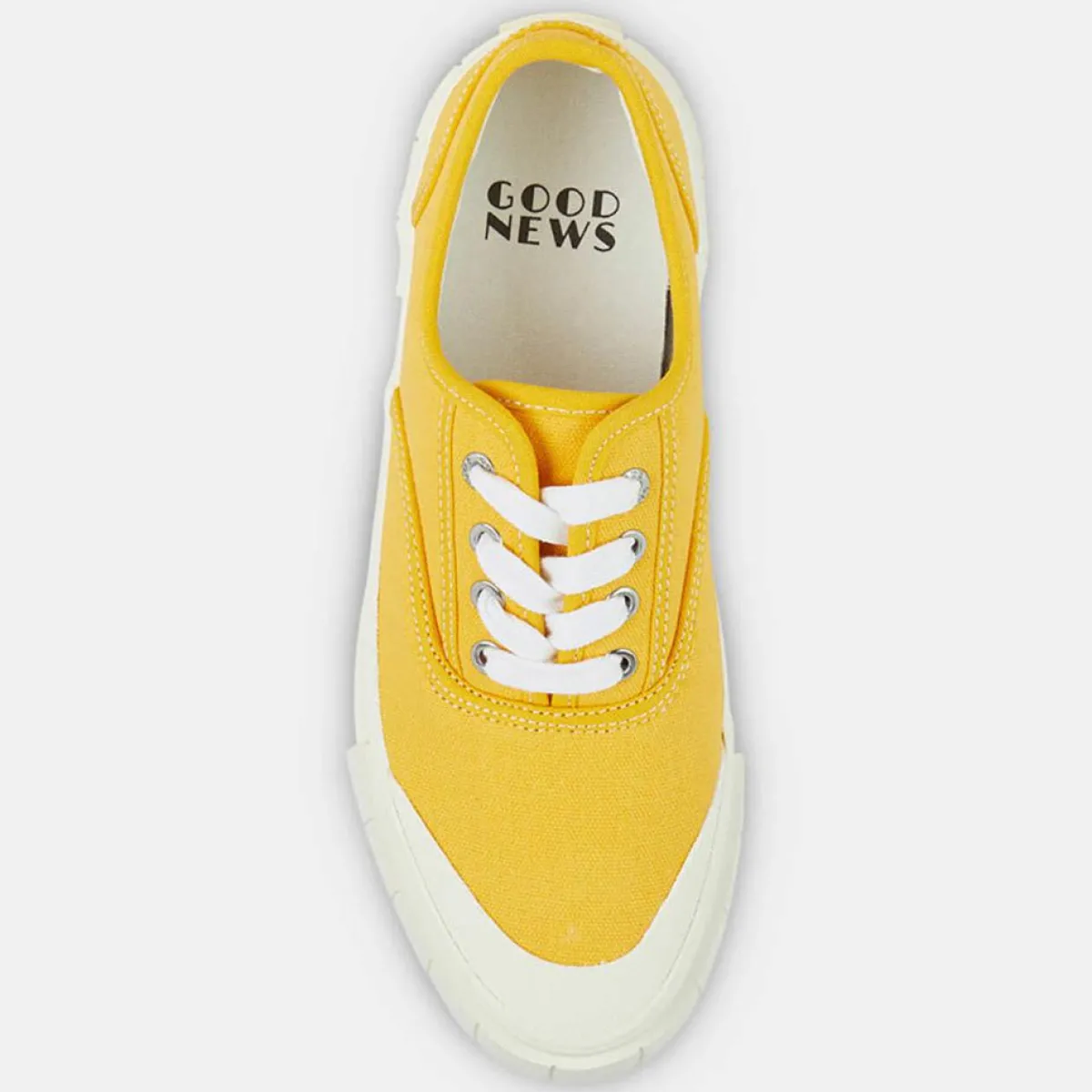 Good News Baskets|Sneakers en Coton Bio Gnace jaunes