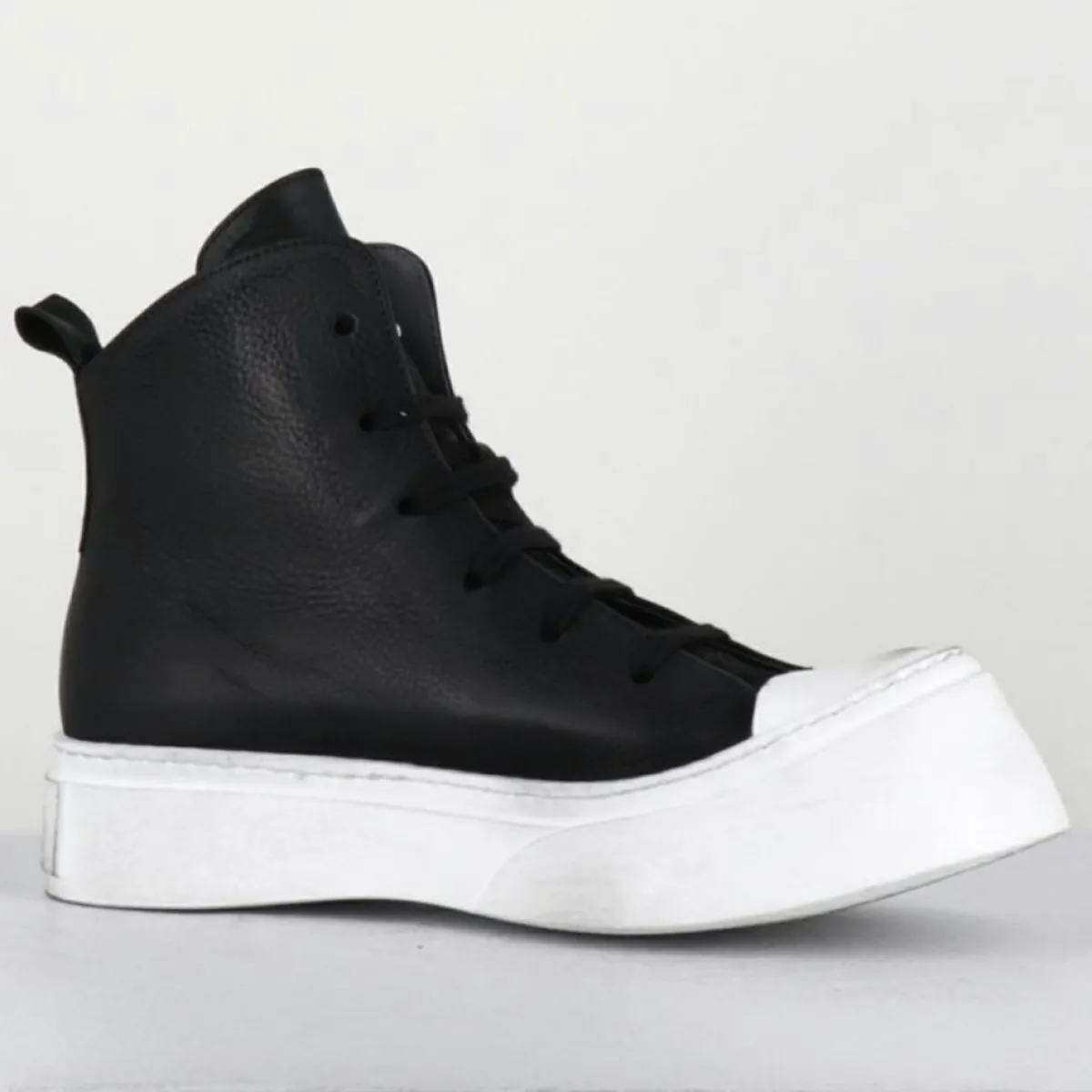 Lofina Baskets|Sneakers en Cuir 3543 noires - Talon : 5cm