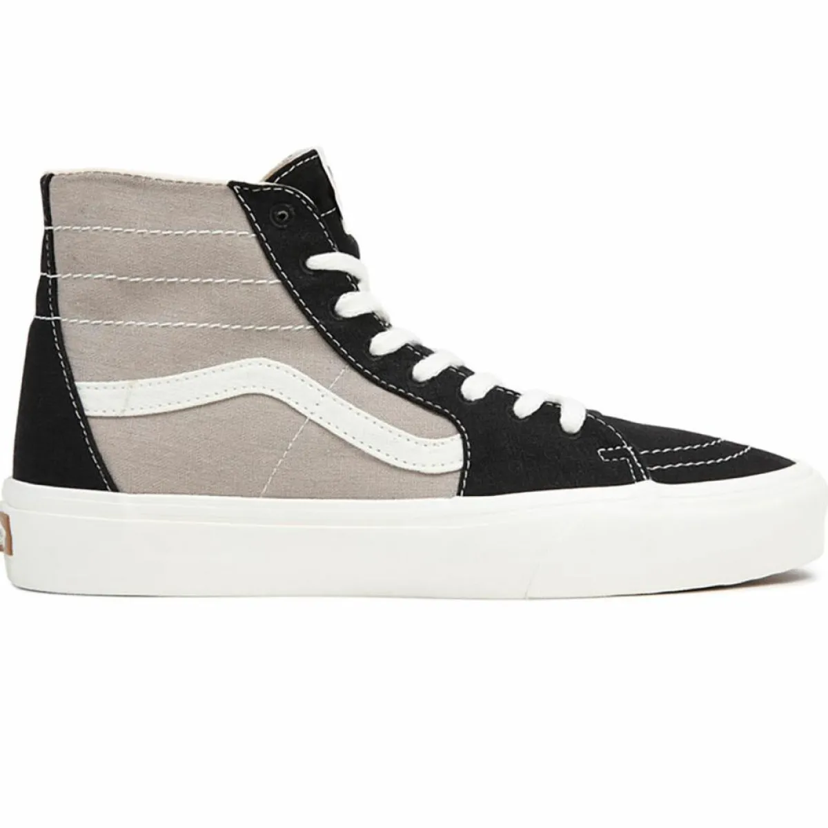 Vans Baskets|Sneakers en Cuir & Textile SK8-Hi Tapered noir/gris