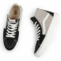 Vans Baskets|Sneakers en Cuir & Textile SK8-Hi Tapered noir/gris