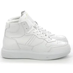 Piola Baskets|Sneakers en Cuir Cayma High blanc