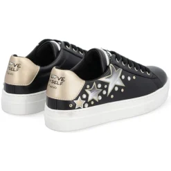 Liu-Jo Baskets|Sneakers en Cuir Chila noir/argenté