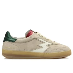 Moa Concept Baskets|Sneakers en cuir Club beiges