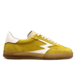 Moa Concept Baskets|Sneakers en cuir Club jaune