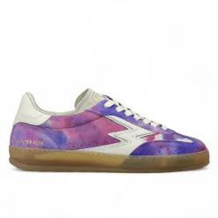 Moa Concept Baskets|Sneakers en cuir Club violet/multicolore