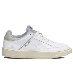 Moa Concept Baskets|Sneakers en Cuir Detail Squad blanches