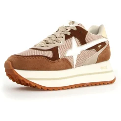 W6YZ Baskets|Sneakers en Cuir Deva beiges