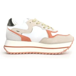 W6YZ Baskets|Sneakers en Cuir Deva beiges