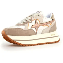 W6YZ Baskets|Sneakers en Cuir Deva beiges