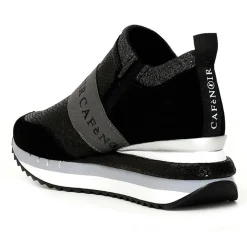 CafèNoir Baskets|Sneakers en Cuir Donatella noires