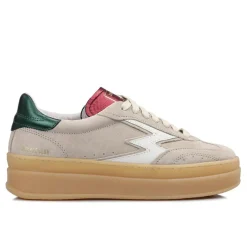 Moa Concept Baskets|Sneakers en Cuir Double Club gris