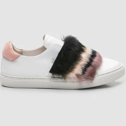 Cosmoparis Baskets|Sneakers en Cuir Heo blanc