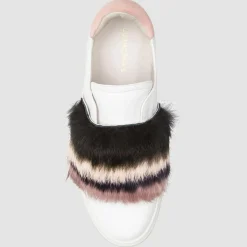 Cosmoparis Baskets|Sneakers en Cuir Heo blanc