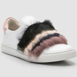 Cosmoparis Baskets|Sneakers en Cuir Heo blanc