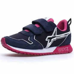 W6YZ Baskets|Sneakers en Cuir Jet marine