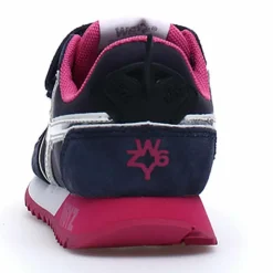 W6YZ Baskets|Sneakers en Cuir Jet marine