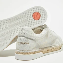 Canal Saint Martin Baskets|Sneakers en Cuir Lancry marbre