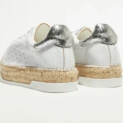 Canal Saint Martin Baskets|Sneakers en Cuir Lancry Queen argentées