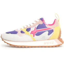 W6YZ Baskets|Sneakers en Cuir Loop argentées