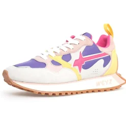 W6YZ Baskets|Sneakers en Cuir Loop argentées