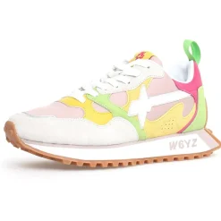W6YZ Baskets|Sneakers en Cuir Loop argentées