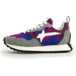 W6YZ Baskets|Sneakers en Cuir Loop bleues