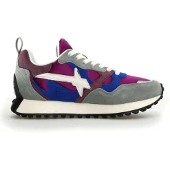 W6YZ Baskets|Sneakers en Cuir Loop bleues