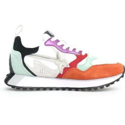 W6YZ Baskets|Sneakers en Cuir Loop orange