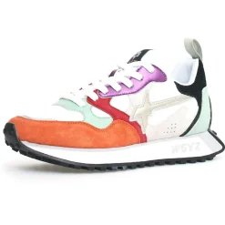 W6YZ Baskets|Sneakers en Cuir Loop orange