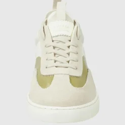 Scotch & Soda Baskets|Sneakers en Cuir Maora blanc/vert/doré