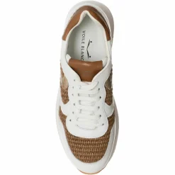 Voile Blanche Baskets|Sneakers en Cuir Maran blanc/marron