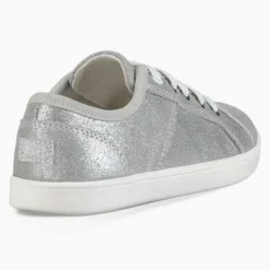 Ugg Baskets|Sneakers en Cuir métallisé Irvin argentées